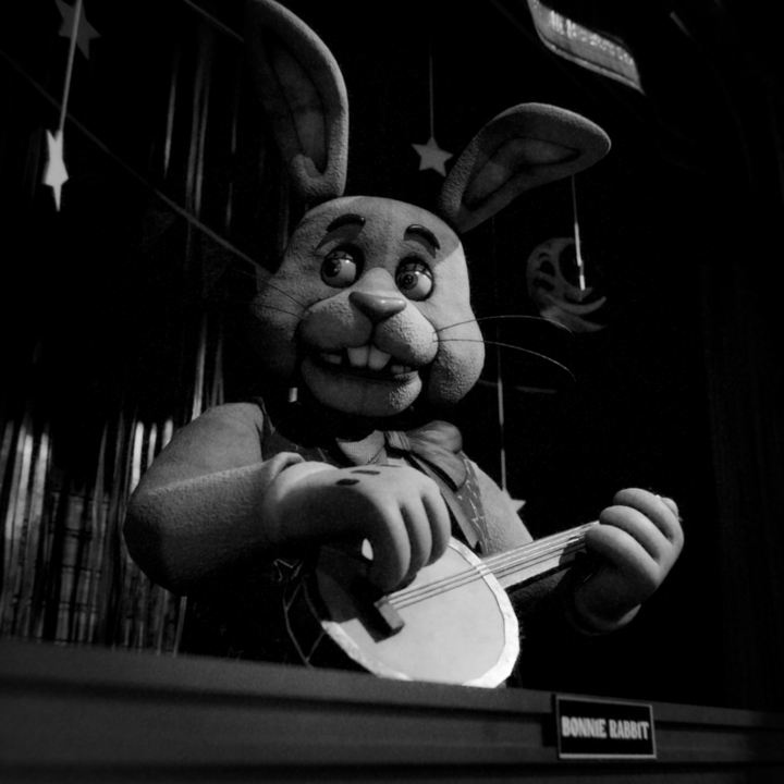 Photo by Anthony Brandonisio of Bonnie Rabbit animatronic