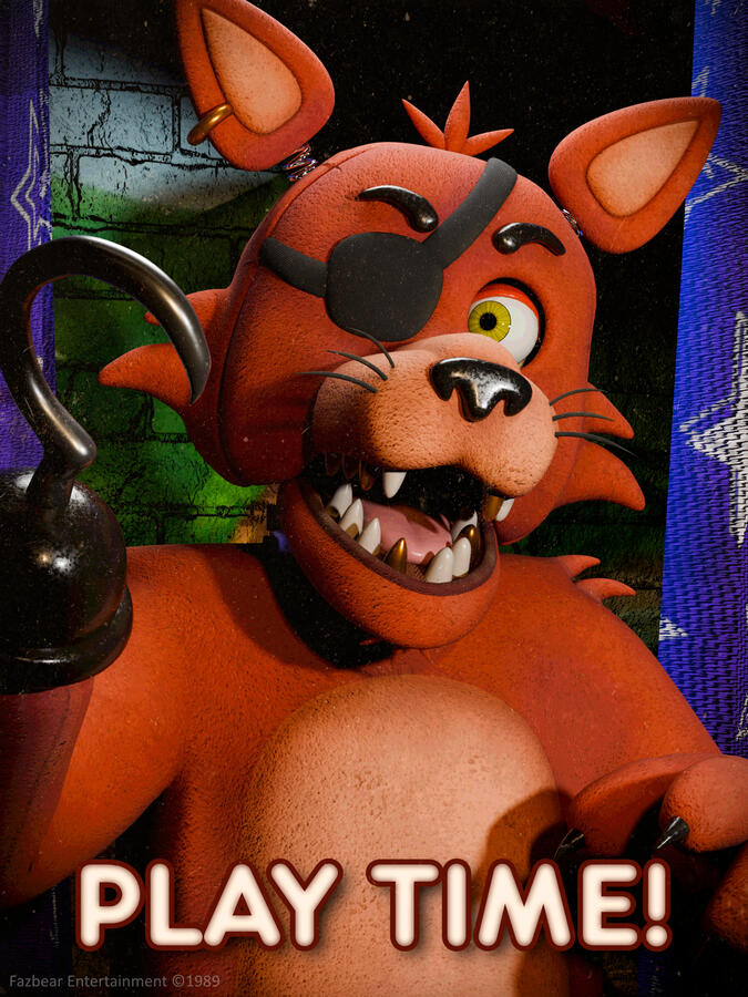 Foxy the Pirate&#39;s &#39;PLAY TIME!&#39; poster