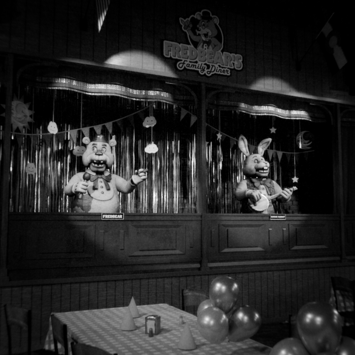 Photo by Anthony Brandonisio of the stage at Fredbear's